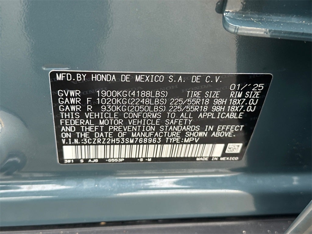 2025 Honda HR-V Sport Honda Certified !