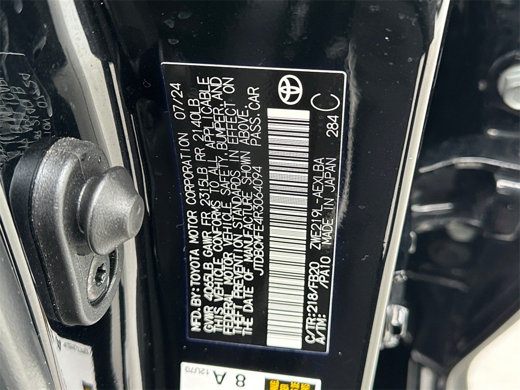 2024 Toyota Corolla Hybrid LE