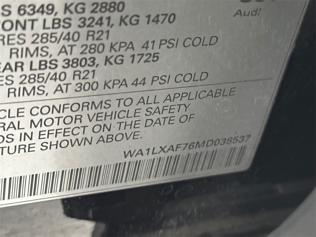 2021 Audi Q7 55 Premium Plus quattro