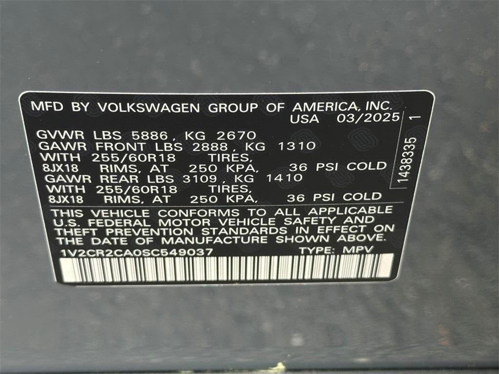 2025 Volkswagen Atlas 2.0T Peak Edition