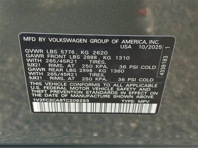 2026 Volkswagen Atlas Cross Sport 2.0T SEL Premium R-Line