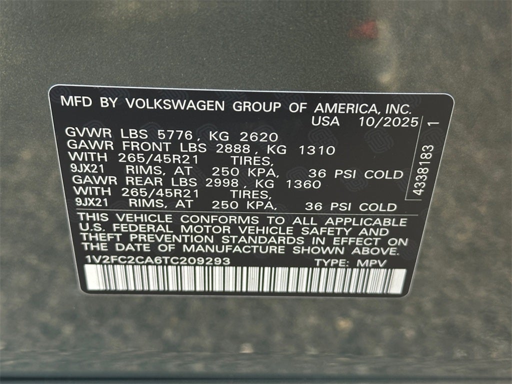 2026 Volkswagen Atlas Cross Sport 2.0T SEL Premium R-Line