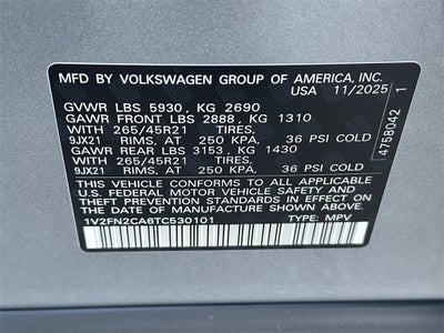 2026 Volkswagen Atlas 2.0T SEL Premium R-Line