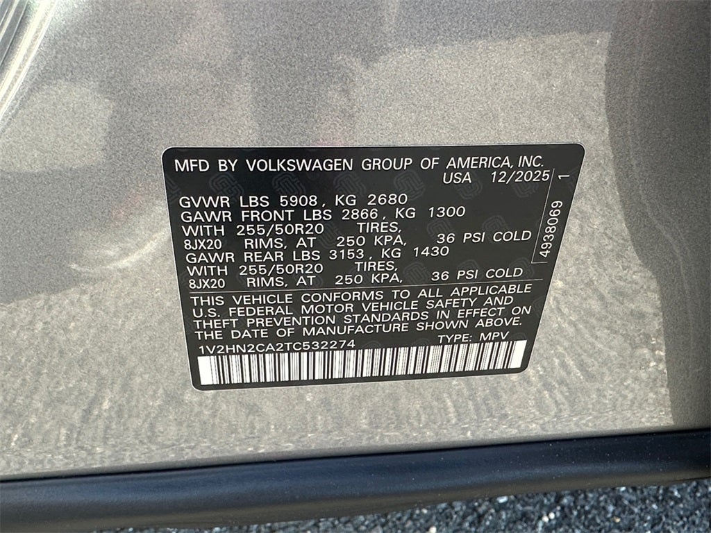 2026 Volkswagen Atlas 2.0T SE w/Technology