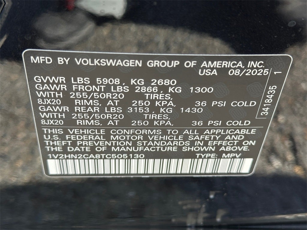 2026 Volkswagen Atlas 2.0T SE w/Technology