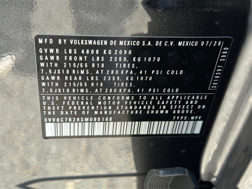 2025 Volkswagen Taos 1.5T S