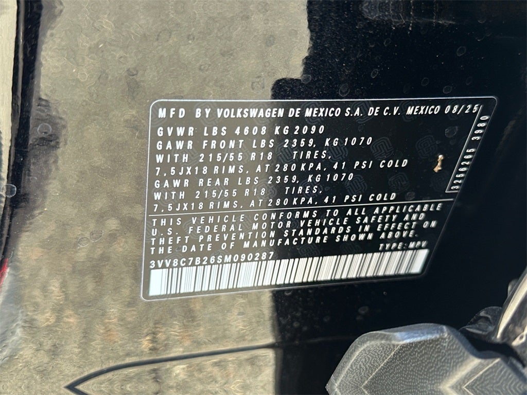 2025 Volkswagen Taos 1.5T S