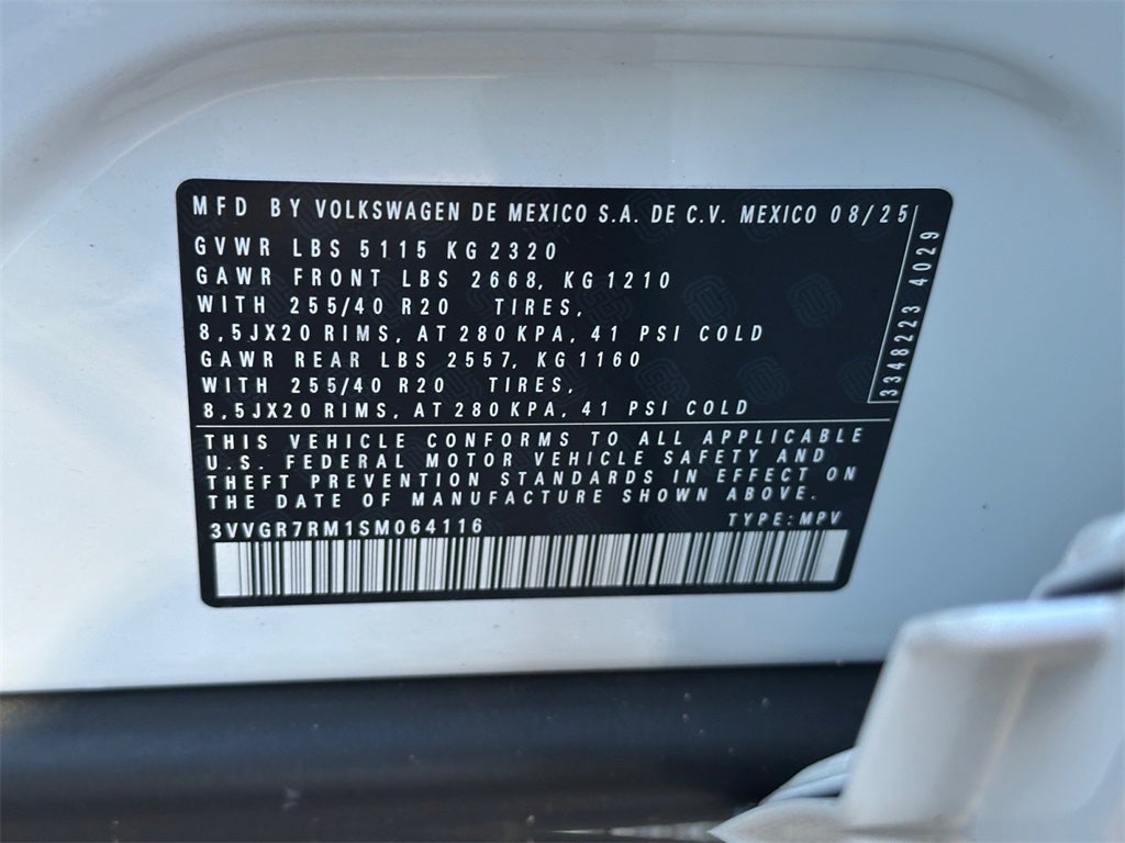 2025 Volkswagen Tiguan 2.0T SE R-Line Black