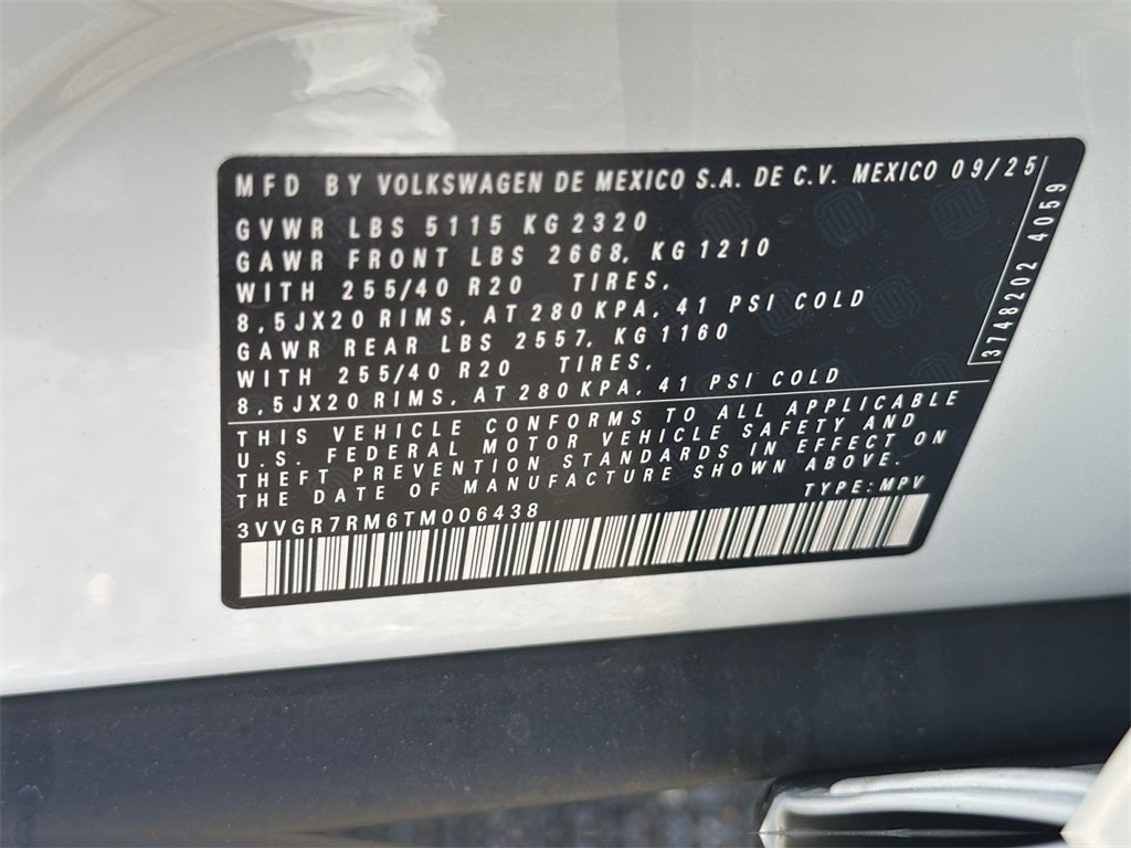 2026 Volkswagen Tiguan 2.0T SE R-Line Black