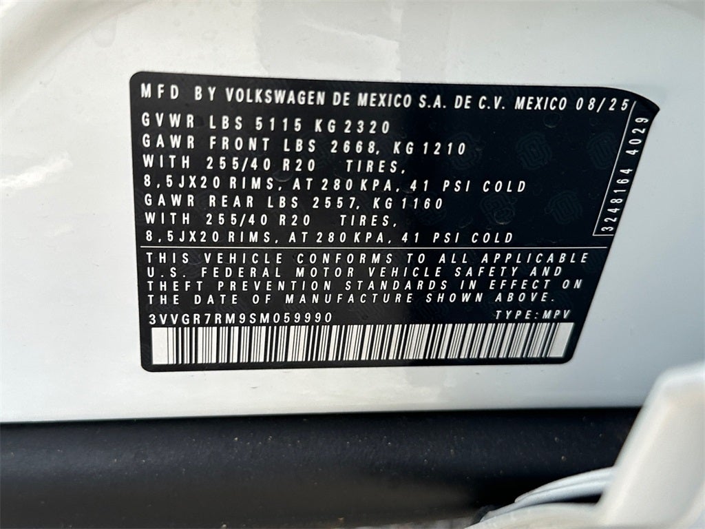 2025 Volkswagen Tiguan 2.0T SE R-Line Black