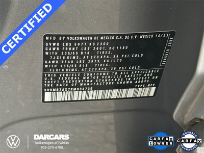 2024 Volkswagen Tiguan 2.0T SE