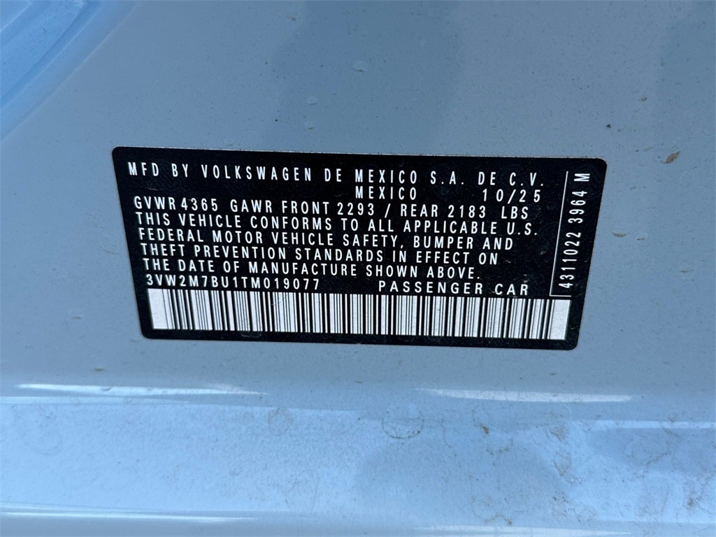 2026 Volkswagen Jetta GLI 2.0T Autobahn