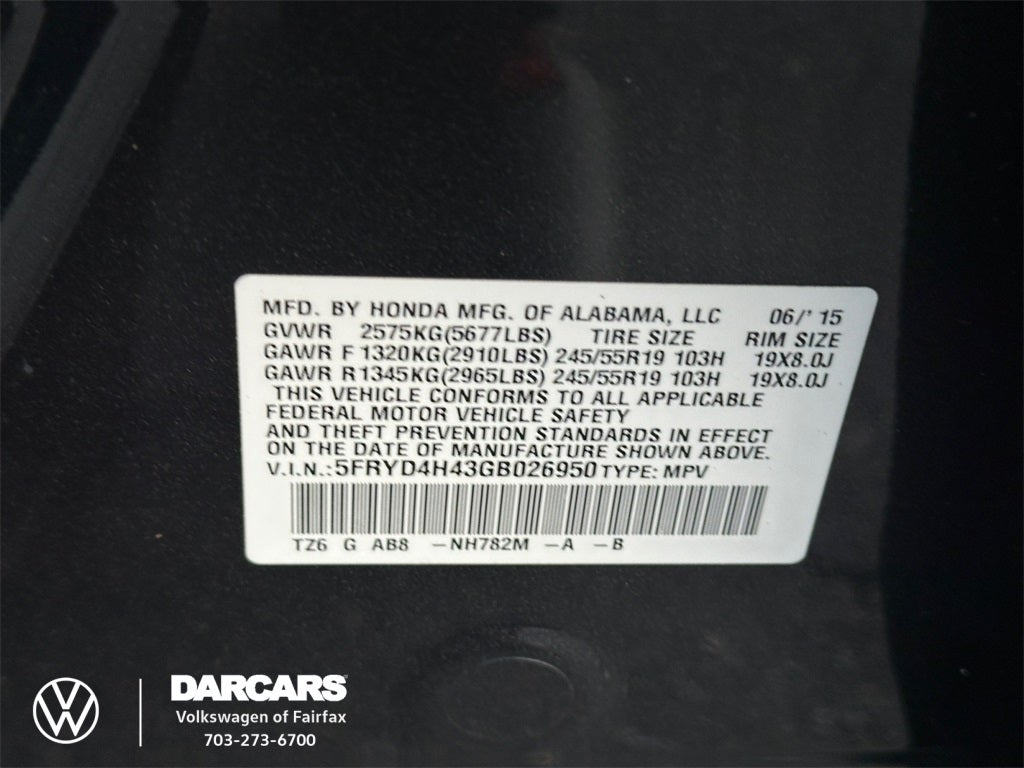 2016 Acura MDX 3.5L SH-AWD w/Technology Package