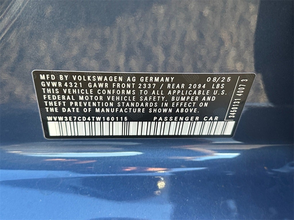 2026 Volkswagen Golf GTI 2.0T SE