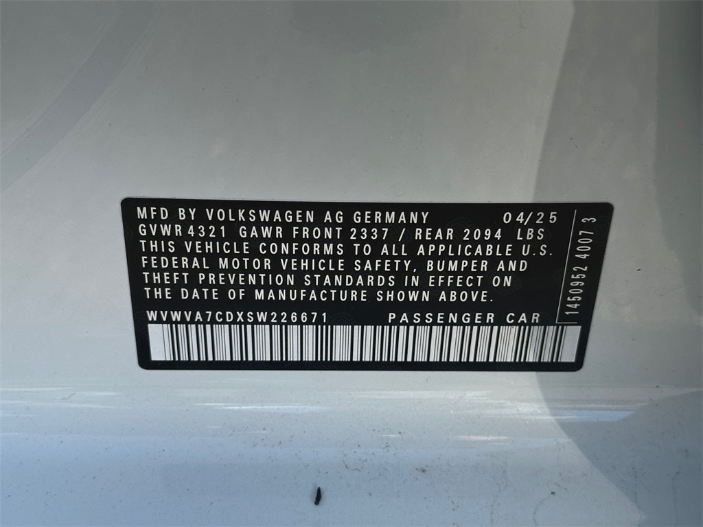 2025 Volkswagen Golf GTI Autobahn