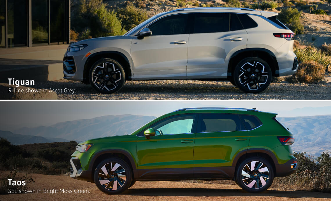 Volkswagen Taos vs. Volkswagen Tiguan Reviews