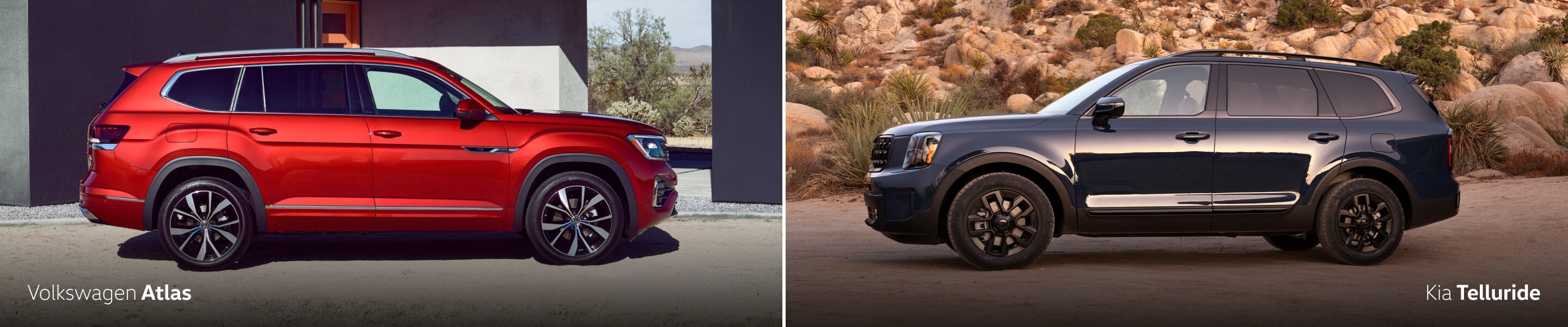 Comparing The Volkswagen Atlas Vs. Kia Telluride