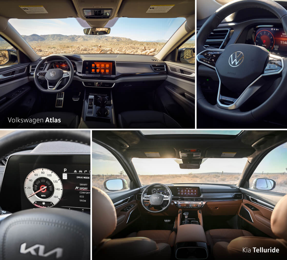 Volkswagen Atlas vs. Kia Telluride Space: Which SUV Fits Your Family?